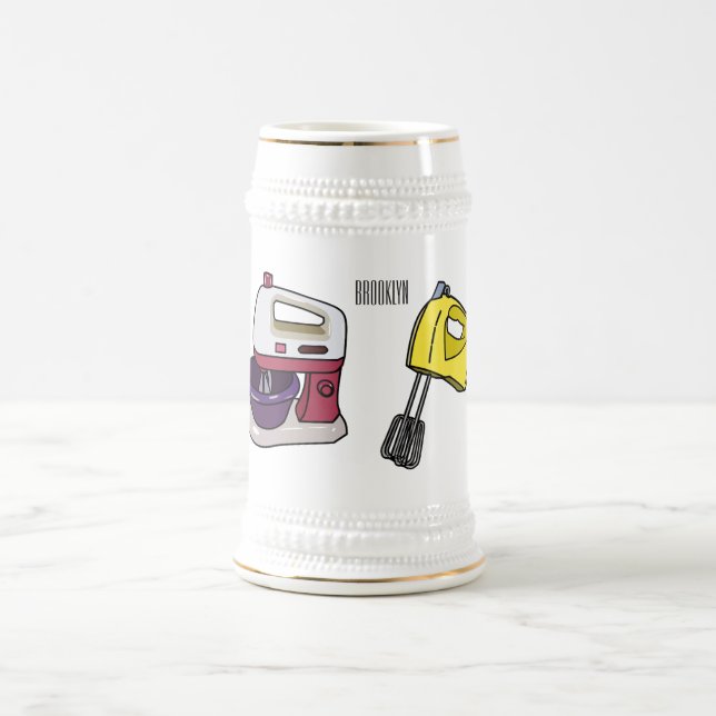 Chope À Bière Illustration du mixer (Centre)