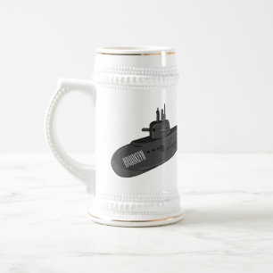 Chope À Bière Illustration sous-marine