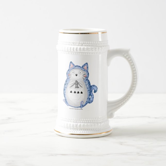 Chope À Bière Im chat pelucheux Stien (Droite)