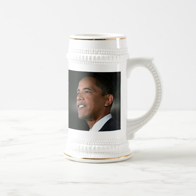 Chope À Bière Inauguration 2009 d'Obama Stein (Droite)