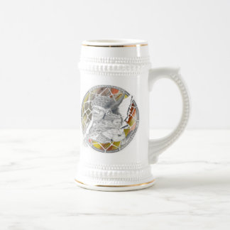 Chope À Bière Indien avec le bébé