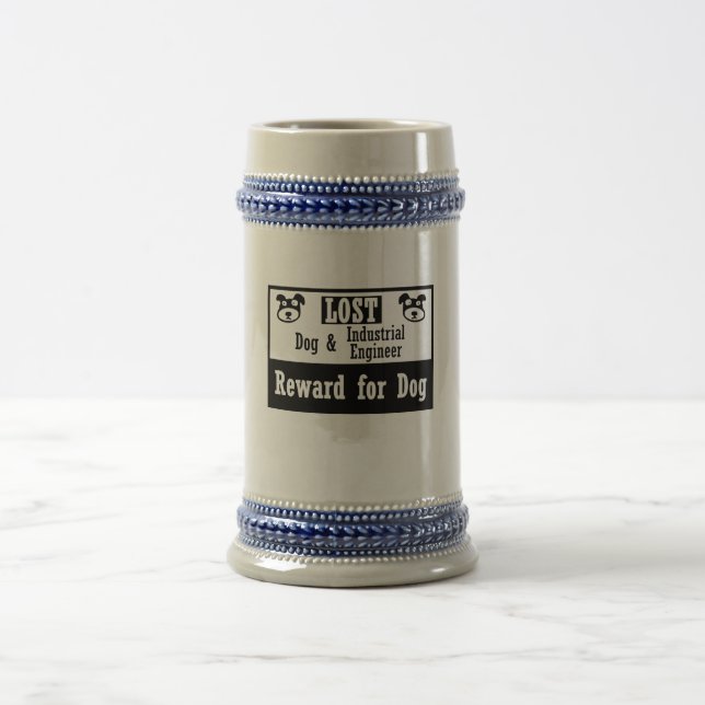 Chope À Bière Ingénieur industriel de chien perdu (Centre)