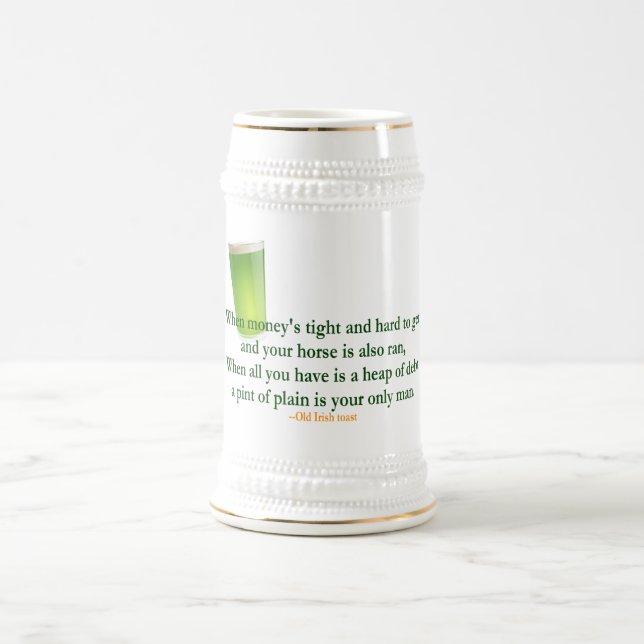 Chope À Bière Irlandais buvant disant 2 - Stein/tasse (Centre)