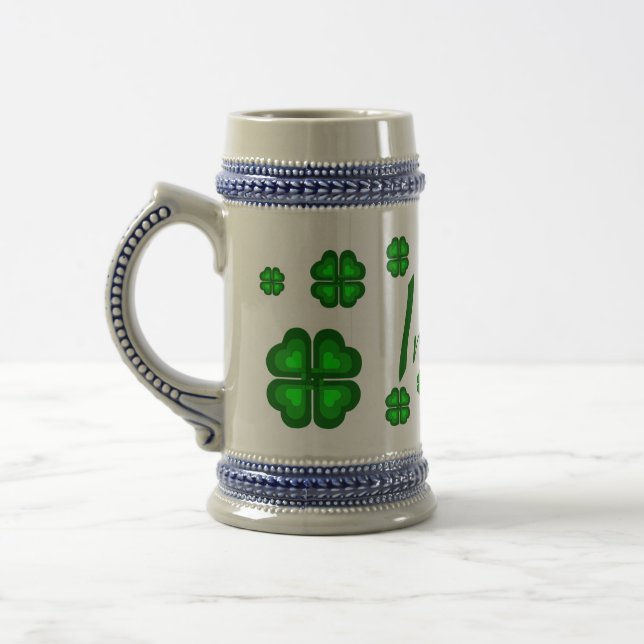 Chope À Bière Irlandais, Irlande shamrock, trèfle (Gauche)