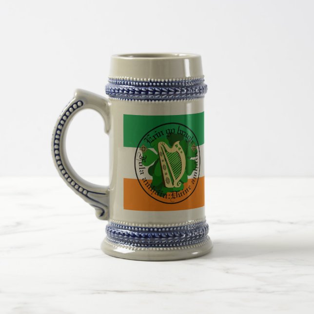 Chope À Bière Irlande pour toujours/Erin aller bragh/1 sang/pers (Gauche)