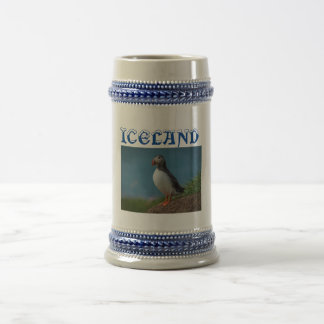 Chope À Bière Islande Puffin Souvenir Bière Stein