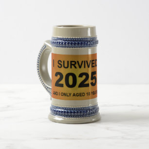 Chope À Bière J'ai survécu à 2025