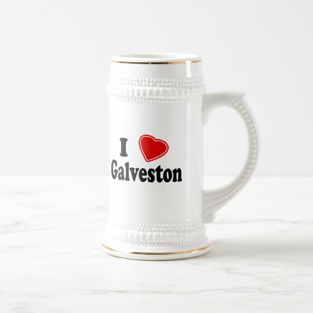Chope À Bière J'aime Galveston (Droite)