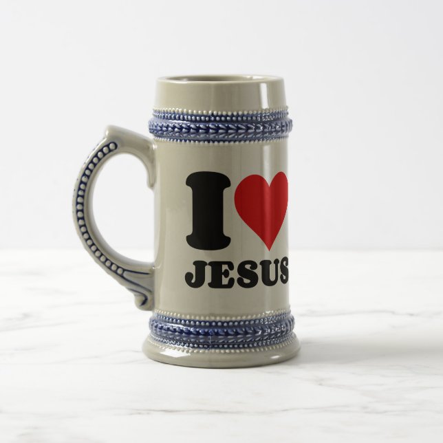 CHOPE À BIÈRE J'AIME JÉSUS (Gauche)
