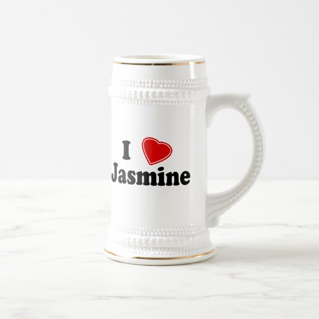 Chope À Bière J'aime le jasmin (Droite)