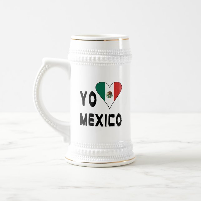 Chope À Bière J'Aime Le Mexique (Gauche)