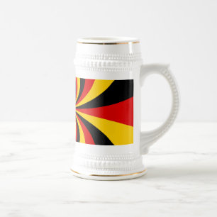 Chope À Bière J'aime les couleurs du drapeau national d'Allemagn