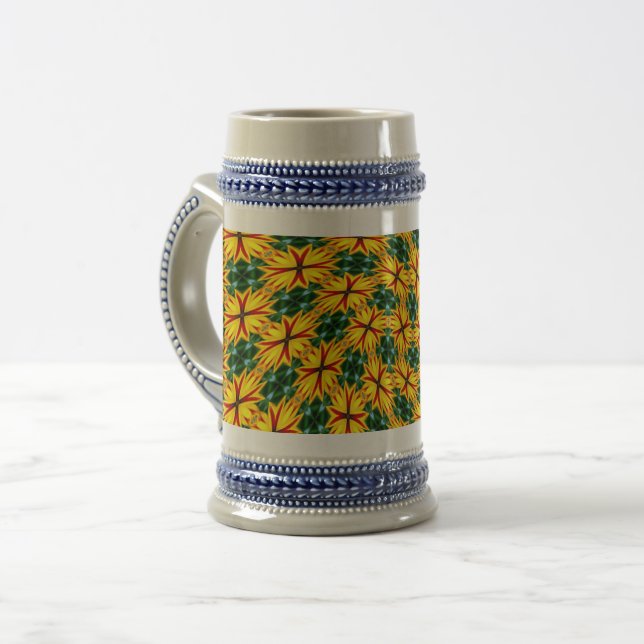 Chope À Bière J'Aime Les Fleurs Uniques (Devant gauche)