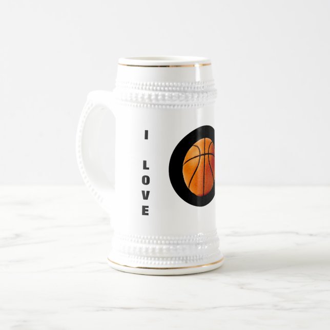 CHOPE À BIÈRE J'AIME LES PANIERS (Devant gauche)