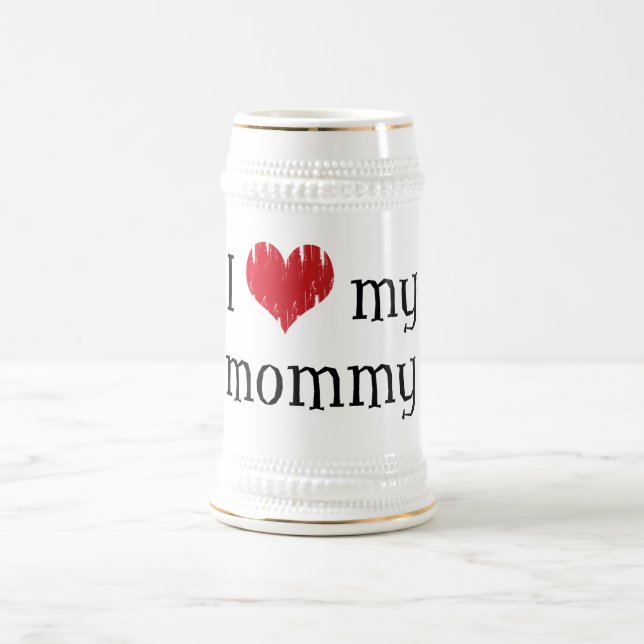 Chope À Bière J'aime ma maman (Centre)