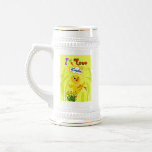 Chope À Bière J'aime Pâques