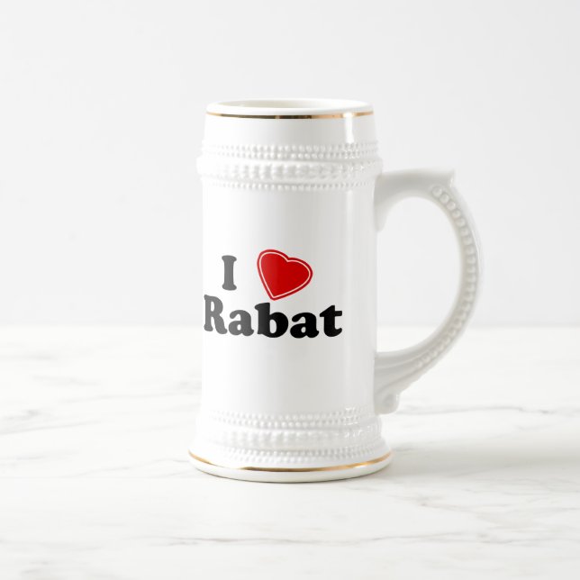 Chope À Bière J'aime Rabat (Droite)