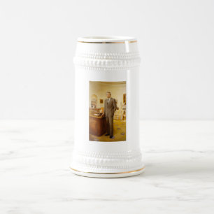 Chope À Bière James Earl Carter peint le portrait du président a