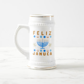 Chope À Bière Januca januka Janucia Janukia menorah Sameaj