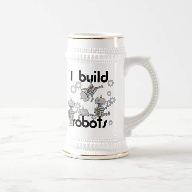 Chope À Bière Je construis des robots (Droite)