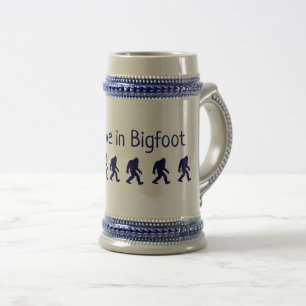 Chope À Bière Je crois en Bigfoot Beer Stein