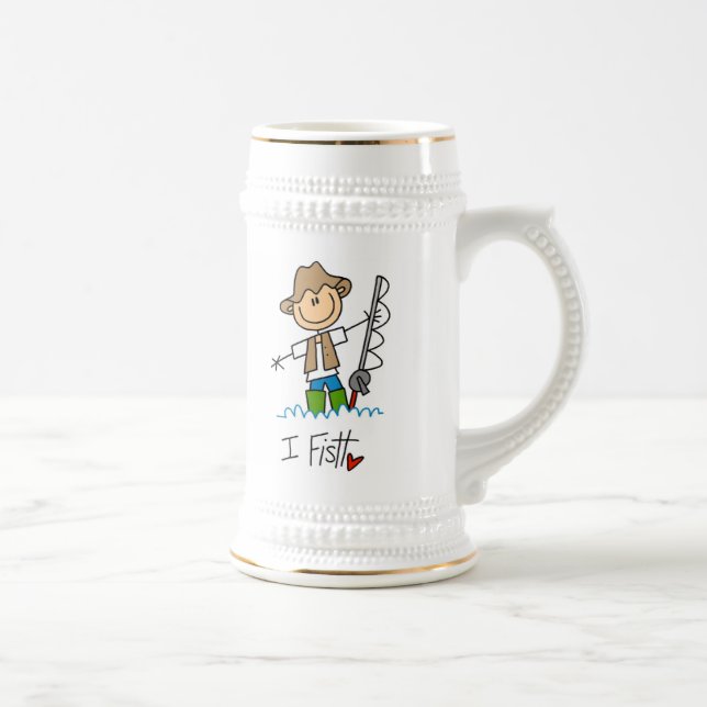 Chope À Bière Je pêche (Droite)