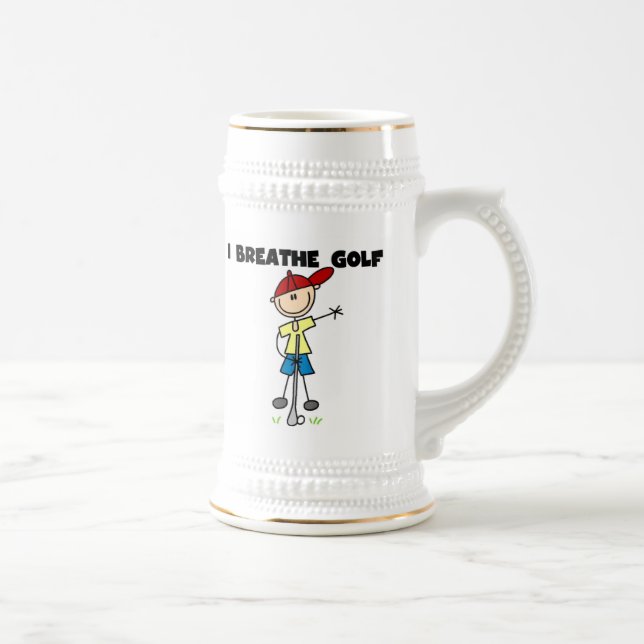 Chope À Bière Je respire Golf (Droite)