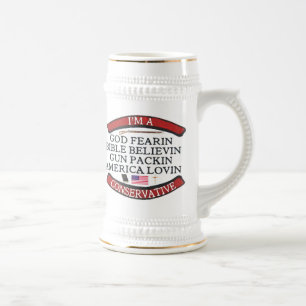 CHOPE À BIÈRE JE SUIS CONSERVATEUR