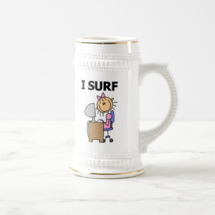 Chope À Bière Je surfe sur le Web