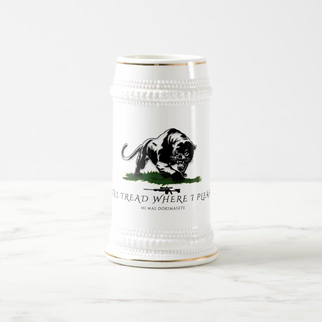 Chope À Bière Je vais marcher là où je vous prie (Centre)