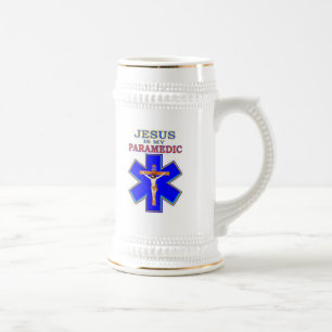 CHOPE À BIÈRE JÉSUS EST MON PARAMEDIC