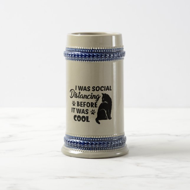Chope À Bière j'étais socialement distante avant d'être cool | c (Centre)