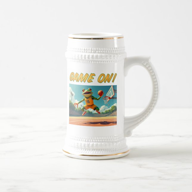 Chope À Bière Jeu Sur Basketball Frog gauche (Droite)