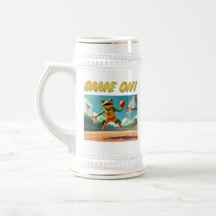 Chope À Bière Jeu Sur Basketball Frog stein deux côtés