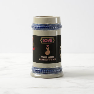 Chope À Bière Jour de la Saint Valentin