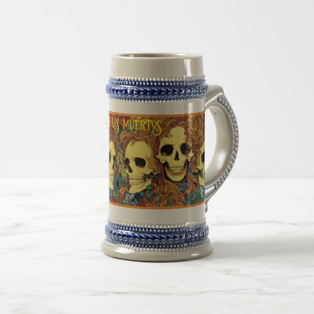 Chope À Bière Jour des Morts (Dia de los Muertos) (Devant droit)