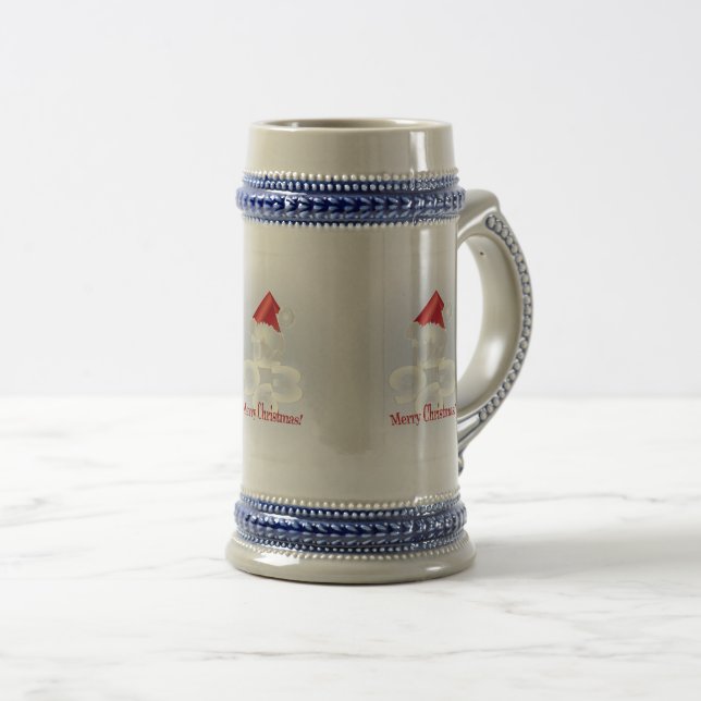 Chope À Bière Jour Noël (Devant droit)