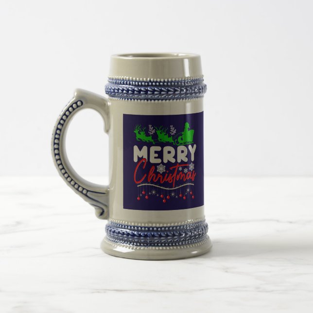 Chope À Bière Joyeux Noël-60842 (Gauche)