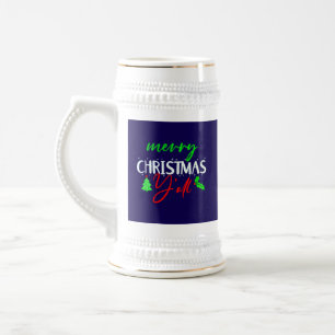 Chope À Bière Joyeux Noël à vous tous-85217