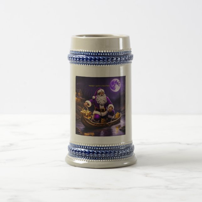 Chope À Bière Joyeux Noël Cajun (Centre)