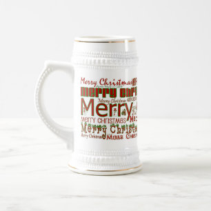 Chope À Bière Joyeux Noël Stein