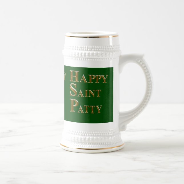 Chope À Bière Joyeux Saint-Patrick (Droite)