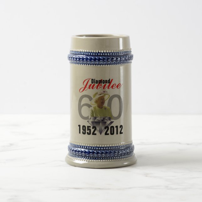 Chope À Bière Jubilé de diamant 1952-2012 Stein (Centre)