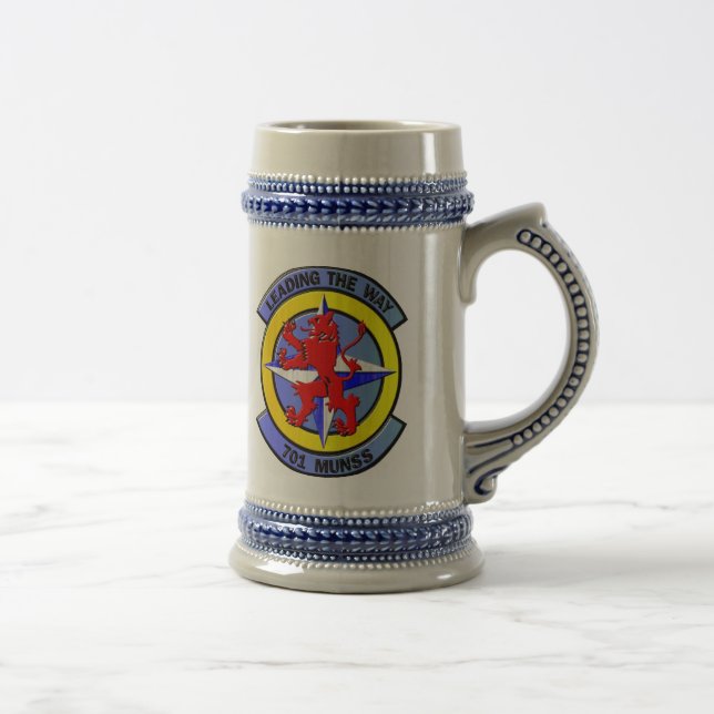Chope À Bière KB Stein W carré et logos de vol (Droite)