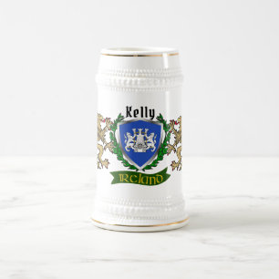 Chope À Bière Kelly/O'Kelly Irish Shield