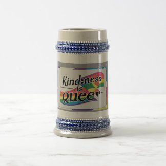 Chope À Bière Kindness is Queer - Conçu par ShelloCB