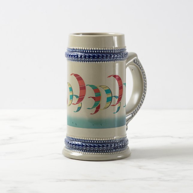 Chope À Bière Kite Surf (Devant droit)