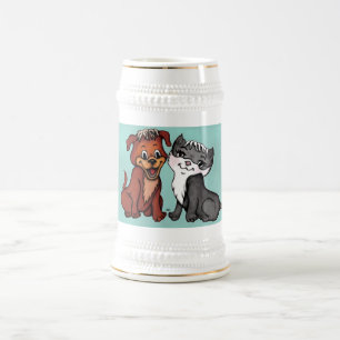 Chope À Bière Kitty et Puppy