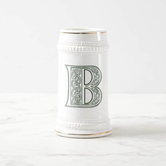 Chope À Bière KRW - B - Monogramme celtique Stein (Centre)