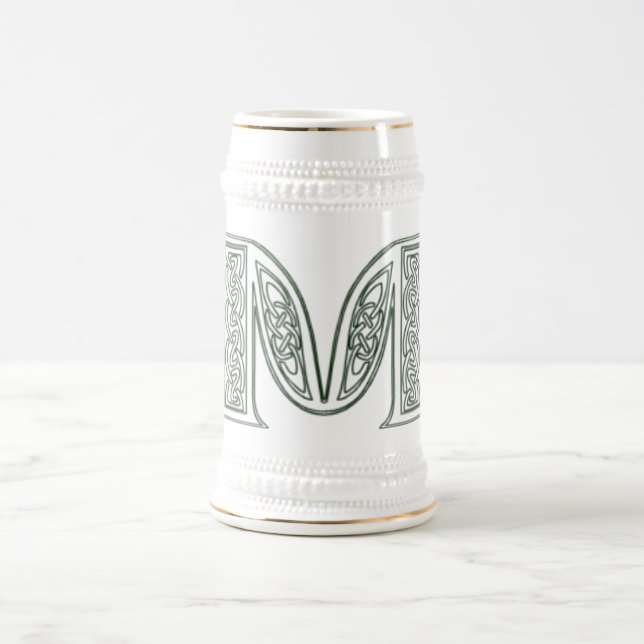 Chope À Bière KRW - M - Stein décoré d'un monogramme celtique (Centre)